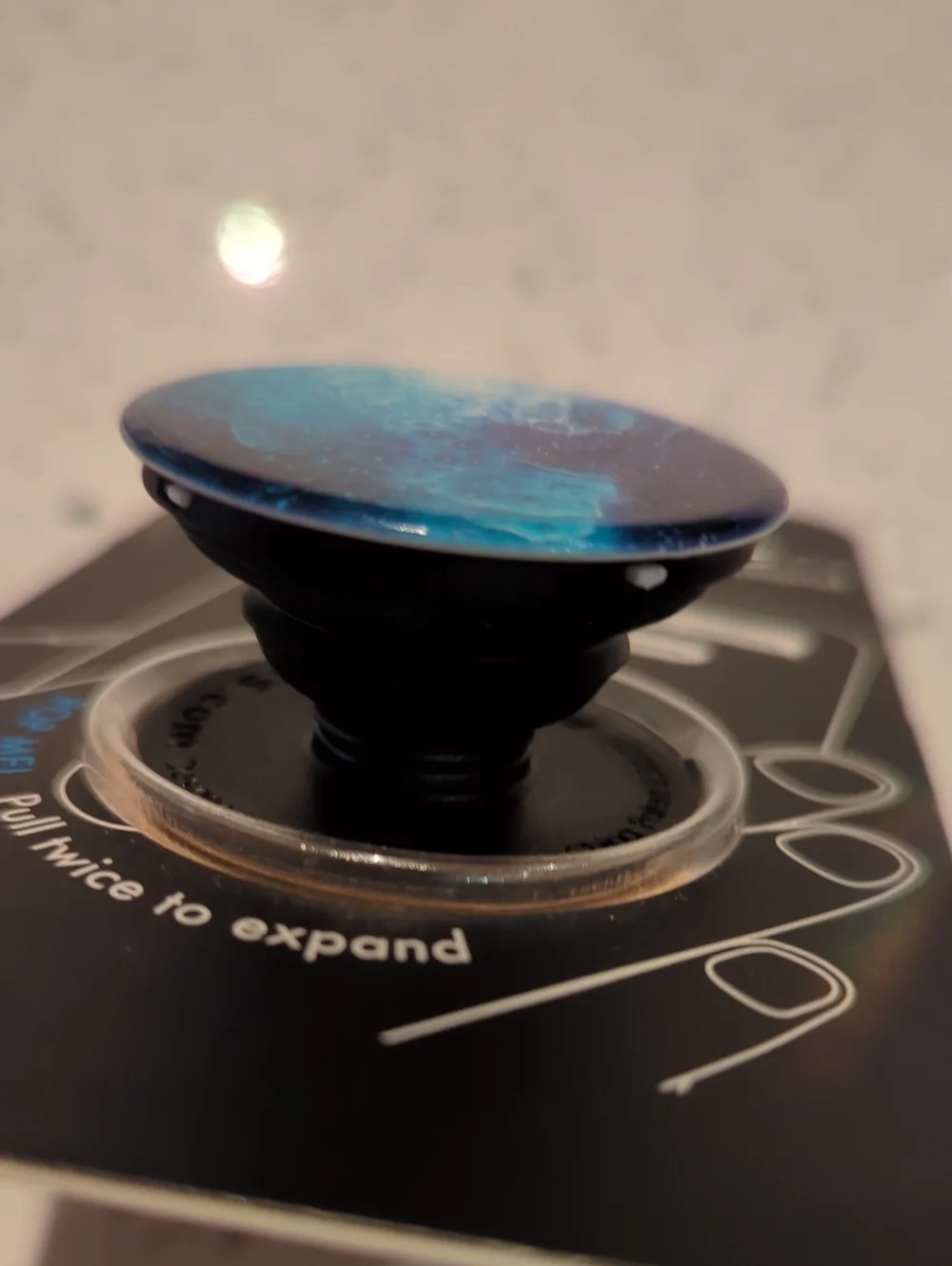 PopSocket Phone Grip & Stand - Ocean Blue Marble